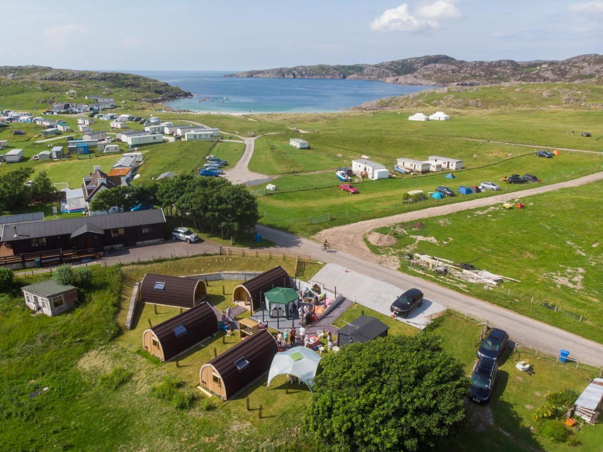 North Coast 500 Pods Hotel Achmelvich Kültér fotó